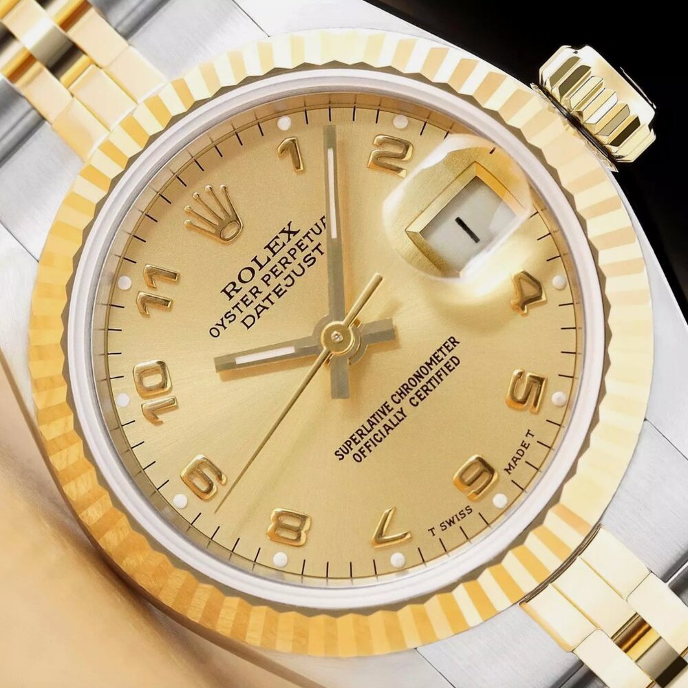 Sale! Ladies Rolex 18kt Yellow Datejust With Box